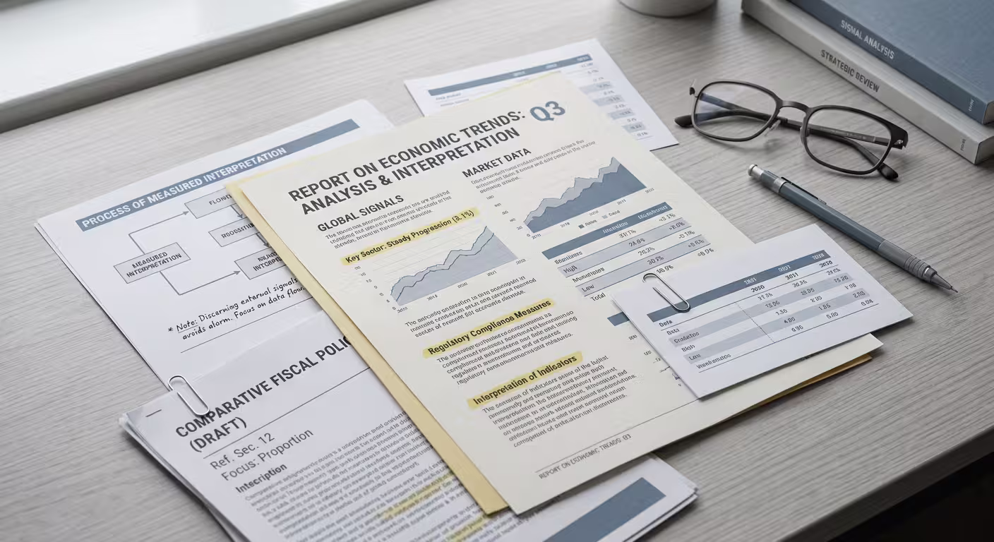 How to use external signals without over-interpreting them