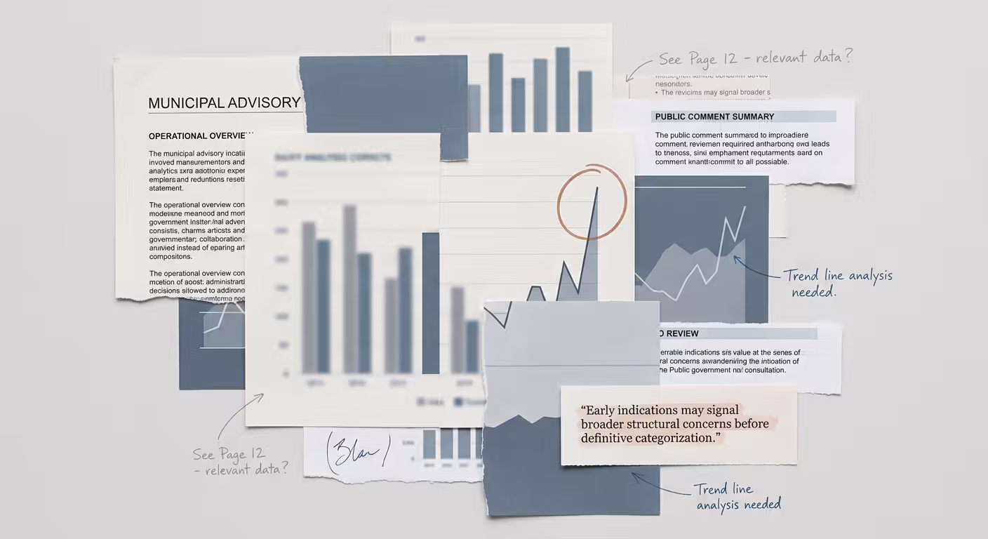 What public signals can reveal before a problem becomes obvious internally